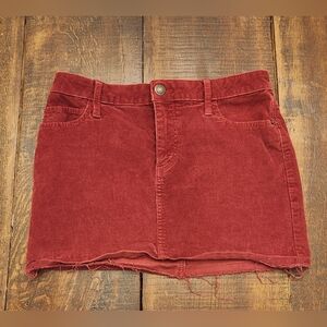 Y2K Abercrombie And Fitch Mini Skirt. Corduroy. Size 4.
